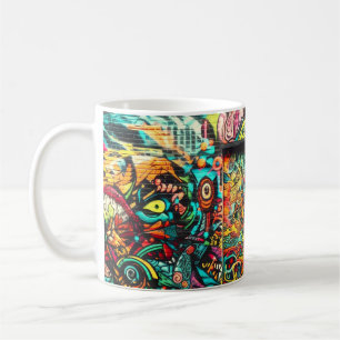 Urban Chaos Mug – Vibrant Street Art Energy