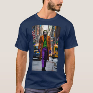 Urban Chaos The Joker in New York City Streets T-Shirt