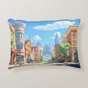 Urban Charm: Iconic City Alleys #2 Decorative Cushion