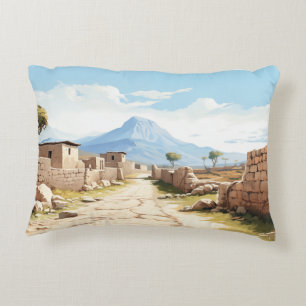 Urban Charm: Iconic City Alleys #3 Decorative Cushion