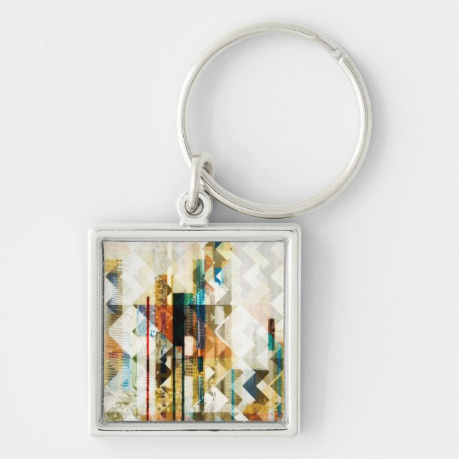 Urban Chevron II Key Ring (Front)