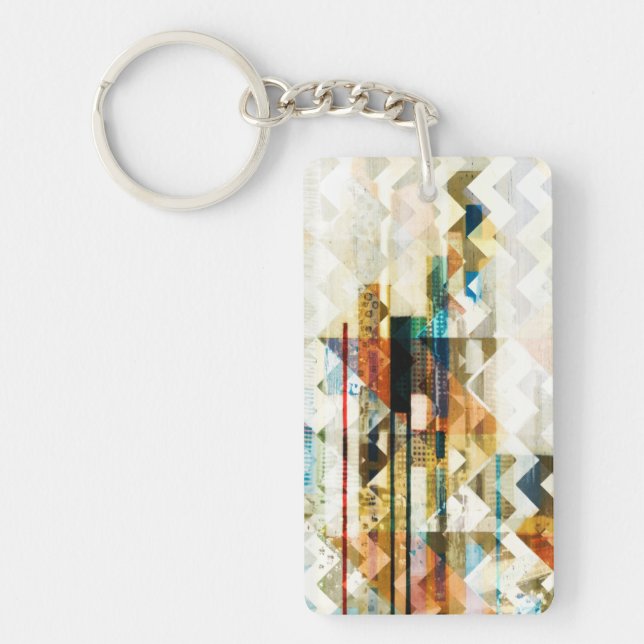 Urban Chevron II Key Ring (Front)