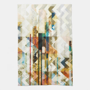 Urban Chevron II Tea Towel
