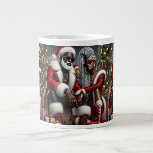 Urban Chic Santa  Large Coffee Mug
