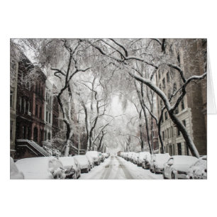 Urban Christmas Snow in Brooklyn NY