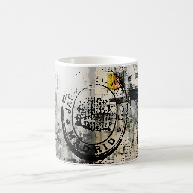 Urban City Library Stamp Mug Holiday (Center)