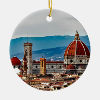 Urban City of Florence, Italy Ceramic Ornament