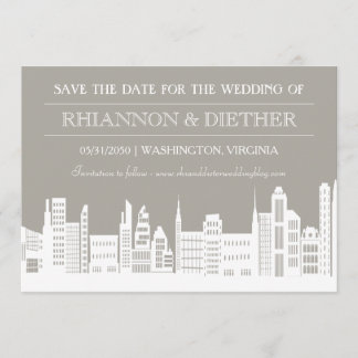 Urban City Save the Dates Save The Date