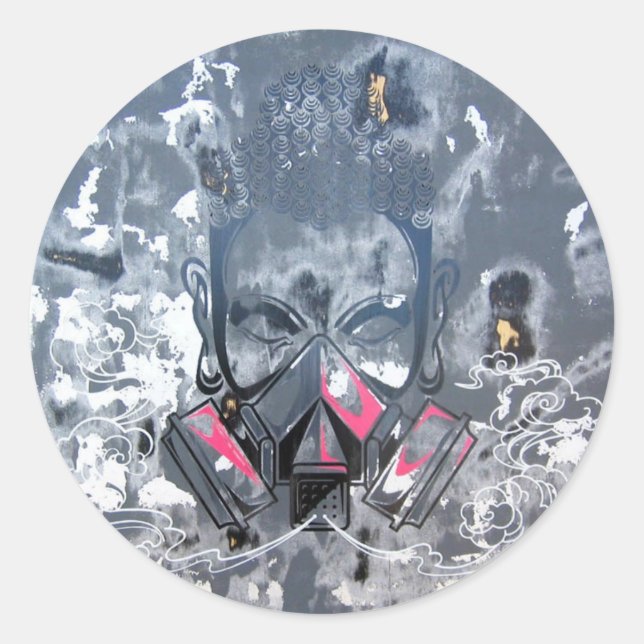 Urban Cleansing Classic Round Sticker (Front)