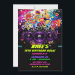 Urban Club Hip Hop DJ Dancing Dance Party Invitation<br><div class="desc">Party Invitation</div>