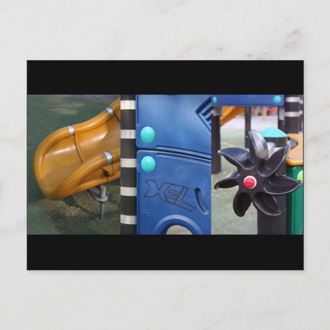 Urban Composition Kids Playground Postcard (Front)