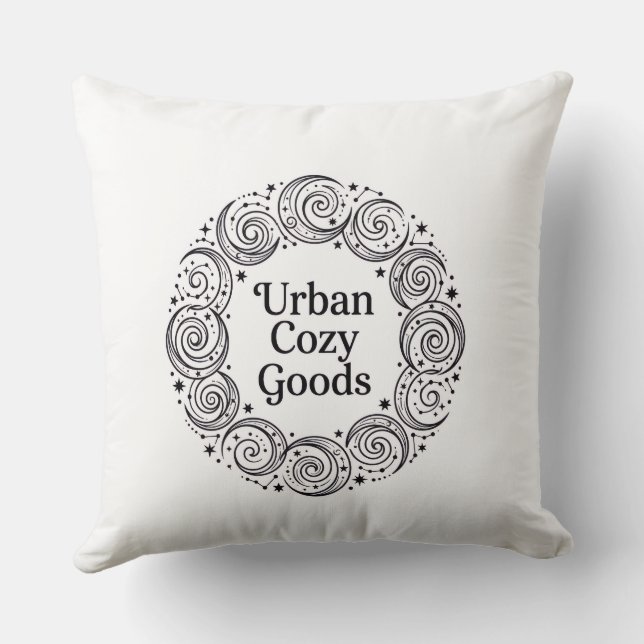 urban cosy goods throw pillow (Back)