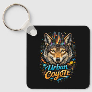 Urban Coyote Key Ring