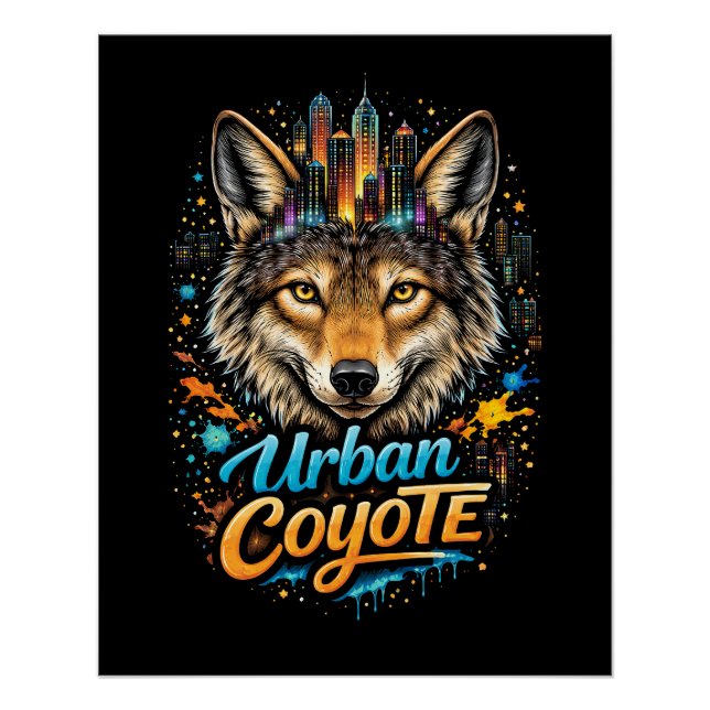 Urban Coyote Poster (Front)