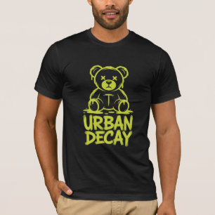 Urban Decay Slime Teddy Edgy Neon Grunge  T-Shirt