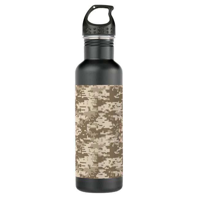 Urban Desert Digital Camo Pattern 710 Ml Water Bottle (Front)