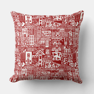 Urban Dream - Ruby Red Cushion