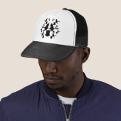 Urban Dreams Rorschach Crows and Spray Cans Trucker Hat (In Situ)