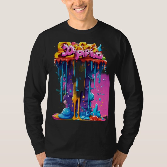 Urban Drip: Graffiti Typography Tees (Front)