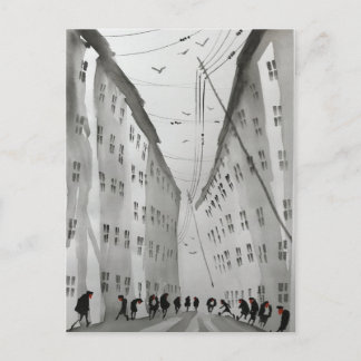 Urban Dwellers Art postcard