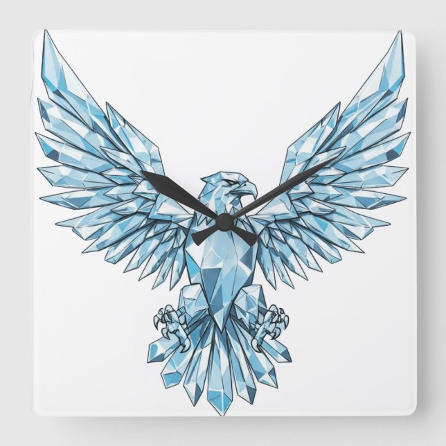 Urban Edge Chronograph Watch Square Wall Clock (Front)