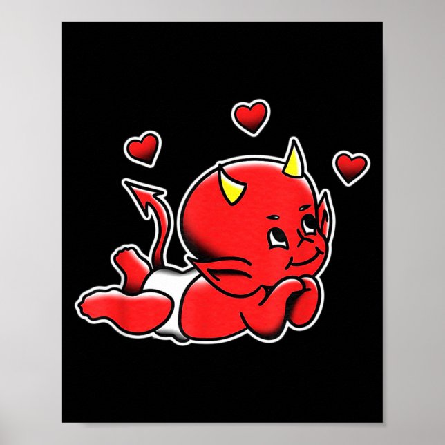 Urban Empyre Kewe Baby Cud Devil Demon Love , Smal Poster (Front)