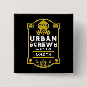  Urban Exploration Urbex  15 Cm Square Badge
