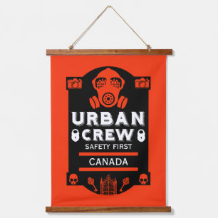 Urban Exploration Urbex Hanging Tapestry
