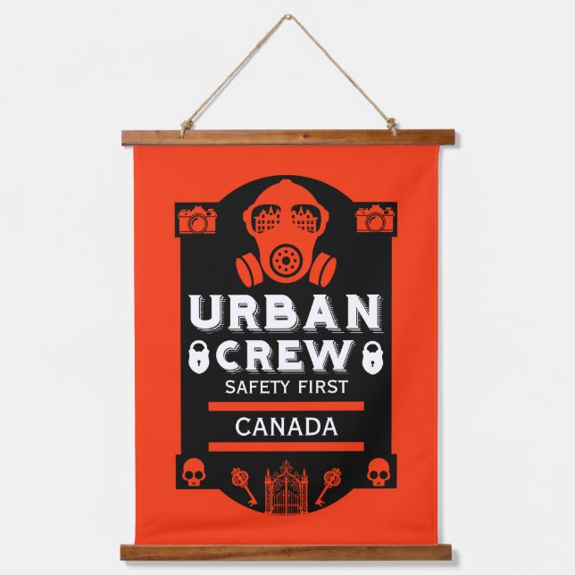  Urban Exploration Urbex  Hanging Tapestry (Front)