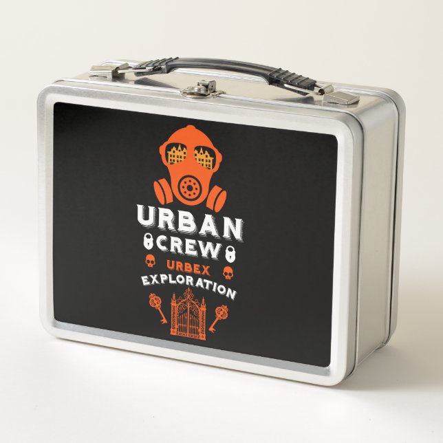  Urban Exploration Urbex  Metal Lunch Box (Front)