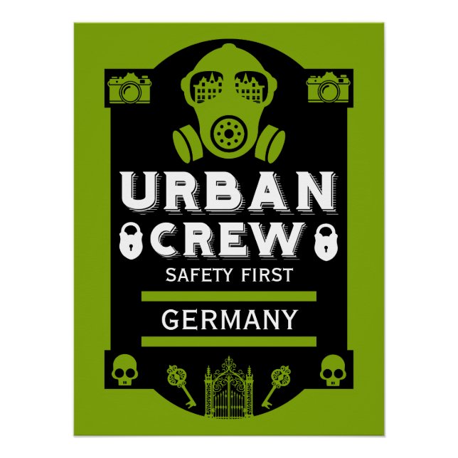  Urban Exploration Urbex  Poster (Front)