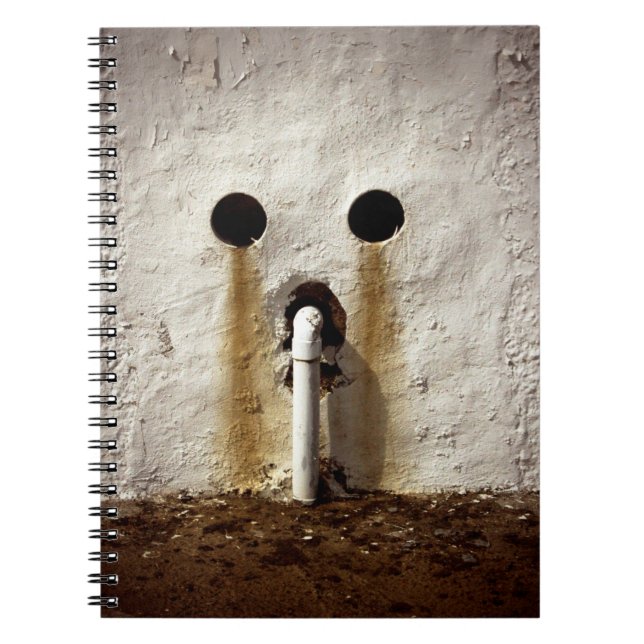 Urban Exposed Water Pipe Photograph Notebook (Front)
