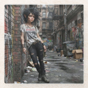 Urban Fantasy Cool Girl Coaster