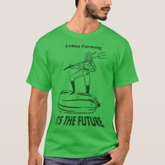 Urban Farming Its The Future (Green) Triblend  T-Shirt