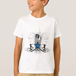 Urban Fencing Illustration T-Shirt