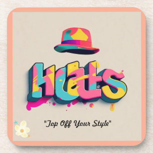 "Urban Flair Hats" Coaster