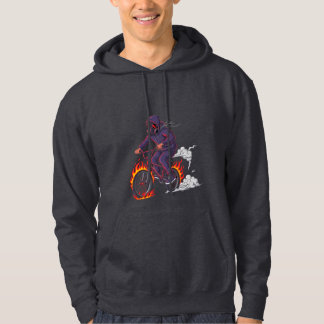 Urban Flame Rider | Gas Mask Biker Streetwear Hoodie