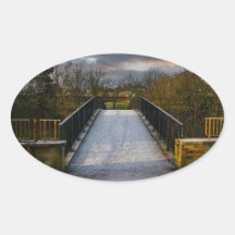 Urban Frosty Footbridge, Bradford