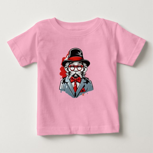 Urban Fusion Threads: Keith Haring x Japanese Bape Baby T-Shirt (Front)