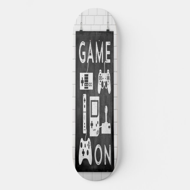 Urban Gamer Hardcore Rider Custom Pro Board Skateboard (Front)