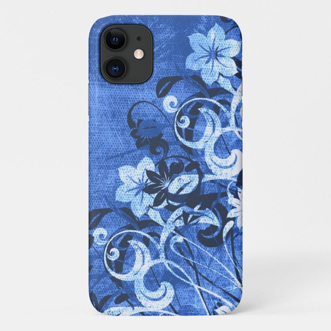 Urban Garden (Blue) Case-Mate iPhone Case (Back)