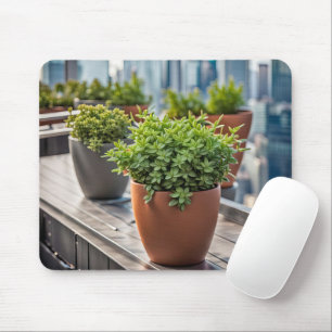 Urban Garden Mouse Pad