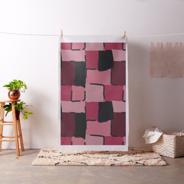 Urban Geo | Blush Muted | Hero Pattern Fabric (In Situ)