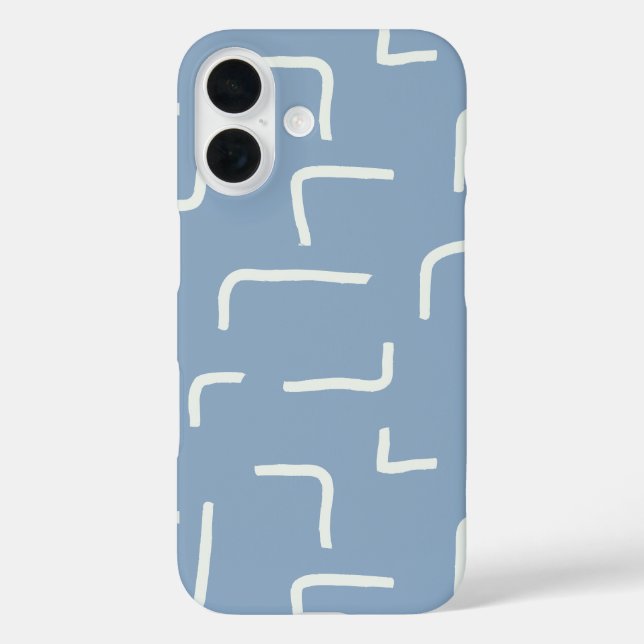 Urban Geo | Cobalt Cool | Blender Pattern Case-Mate iPhone Case (Back)