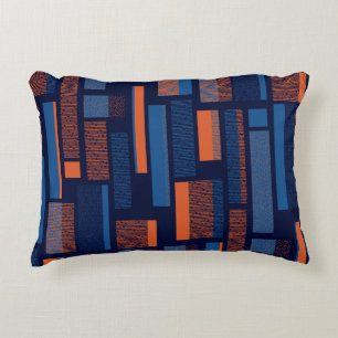 Urban geometric, modern seamless pattern decorative cushion