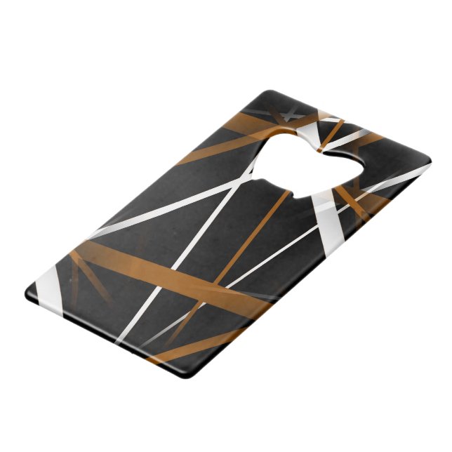 Urban Geometry Black White Sienna-Brown (Back Angled)