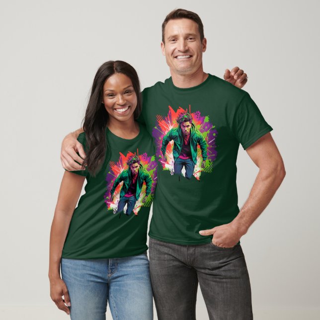 Urban Ghost: Shadowed Streets T-Shirt (Unisex)