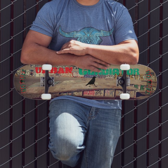 Urban Gladiator No Rules Crow Skateboard (Outdoor 3)