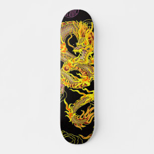 Urban Gold Dragon Mystic Element Custom Pro Board Skateboard
