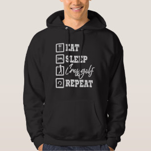 Urban Golf Eat Sleep Crossgolf Repeat Hoodie